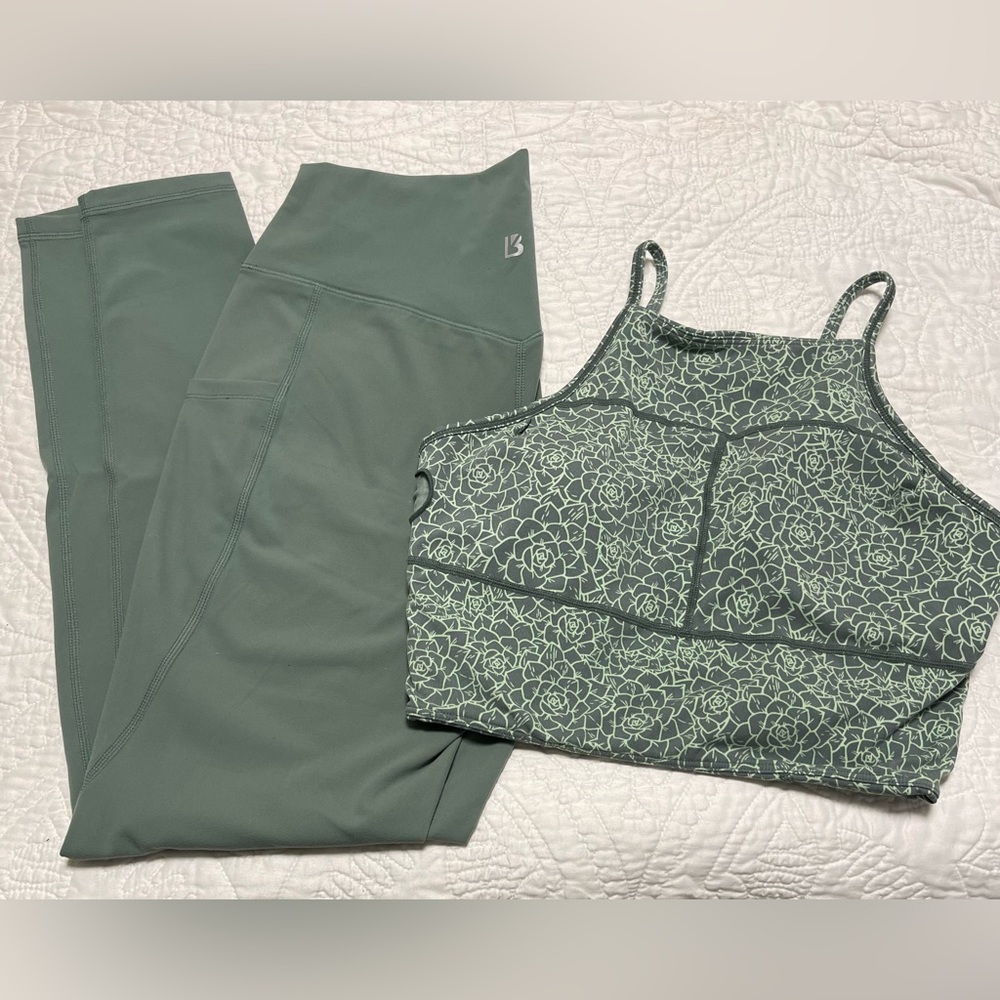 Buff Bunny Leggings and Sports bra set - like new ! Only worn once!